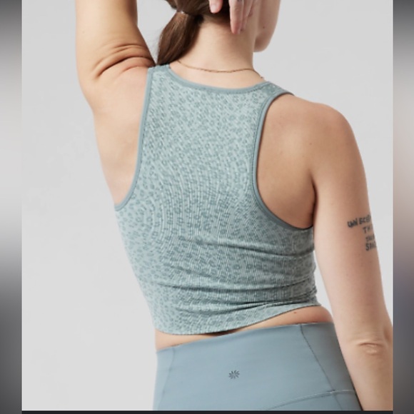 Athleta Reversible Aurora Crop Rib Tank | XS - Picture 2 of 8
